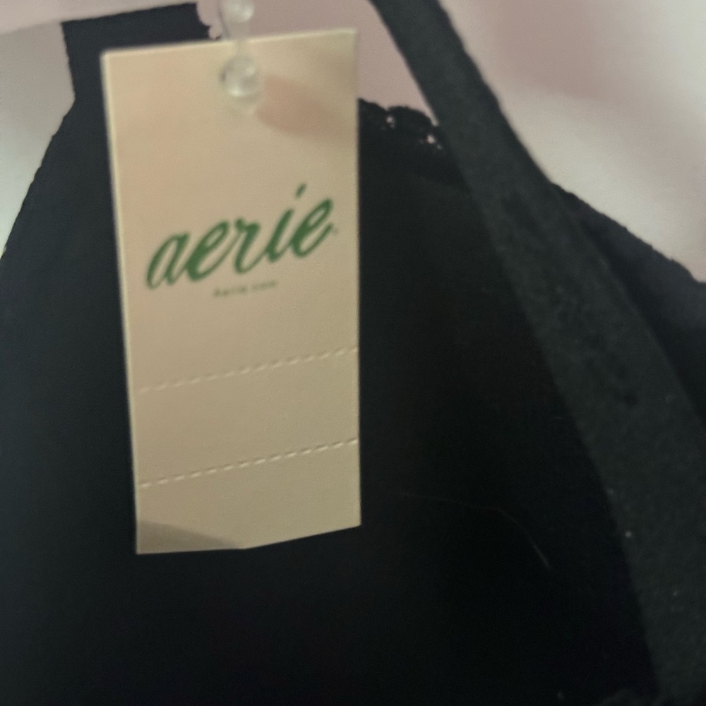 NWT AERIE REAL HAPPY DEMI LIGHTLY LINED LACE BRA - Picture 7 of 10